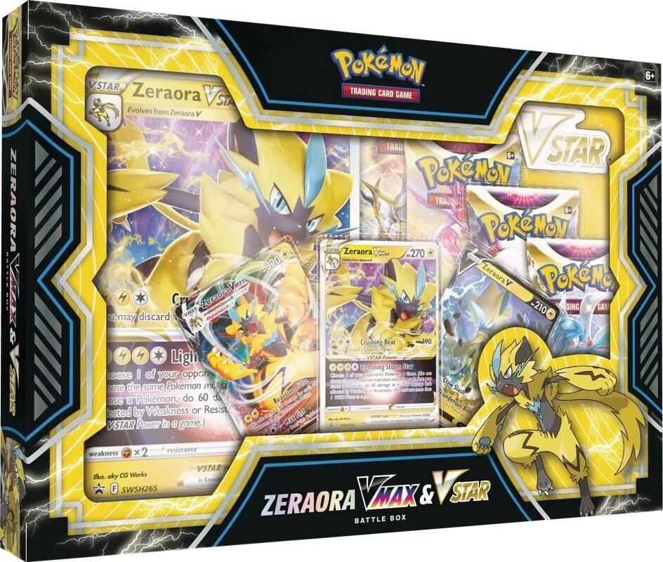 Pokemon: Zeraora VMAX & VSTAR - Battle Box