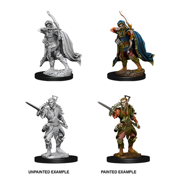 D&D Nolzur's Marvelous Miniatures: Unpainted Minis- Wave 7- Male Elf Rogue