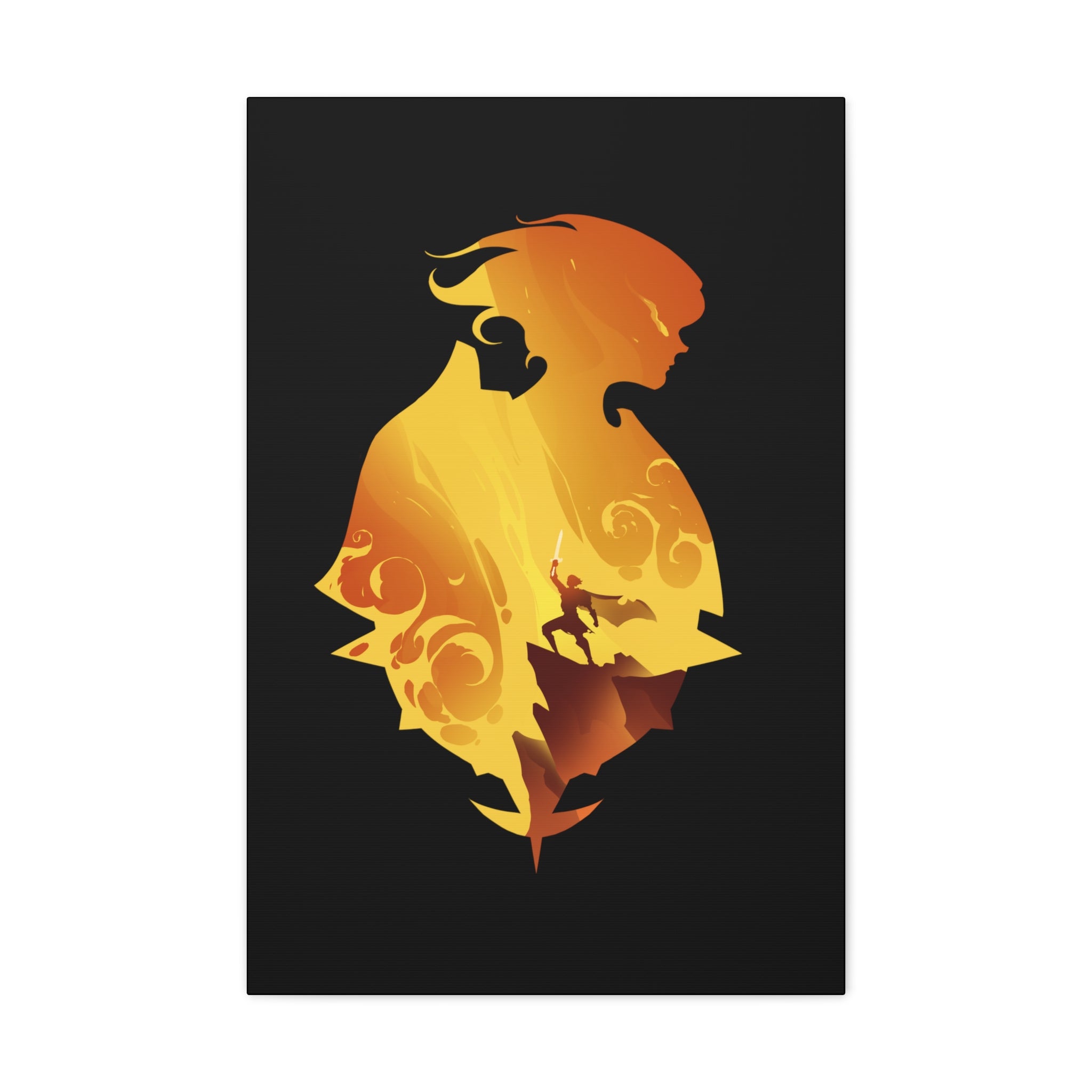 PALADIN CLASS SILHOUETTE CANVAS GALLERY WRAPS