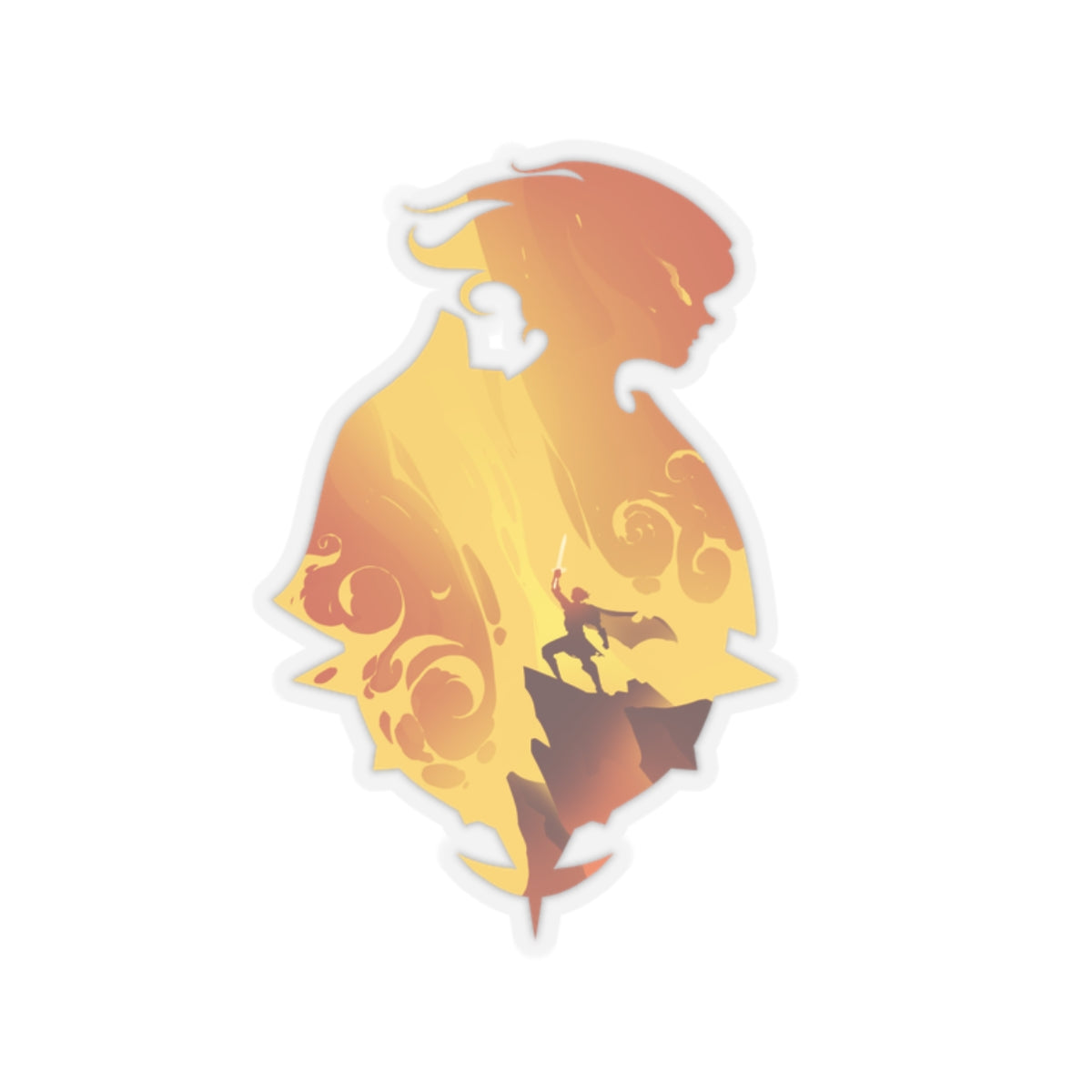 PALADIN CLASS SILHOUETTE KISS-CUT STICKER