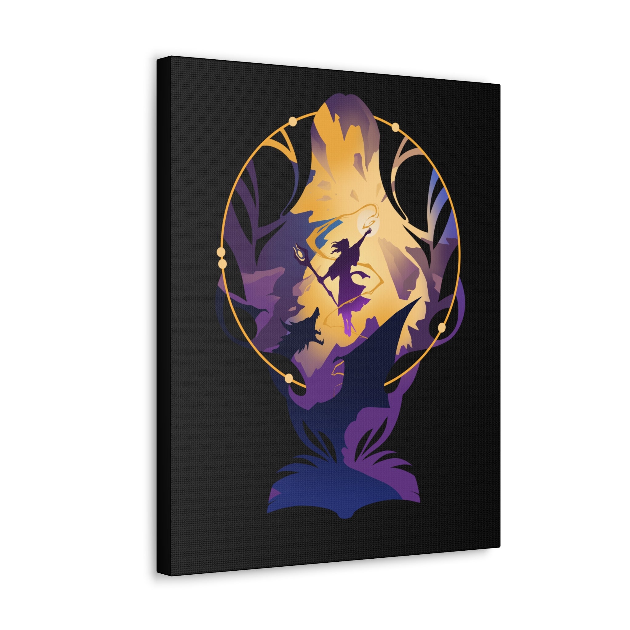 WIZARD CLASS SILHOUETTE CANVAS GALLERY WRAPS