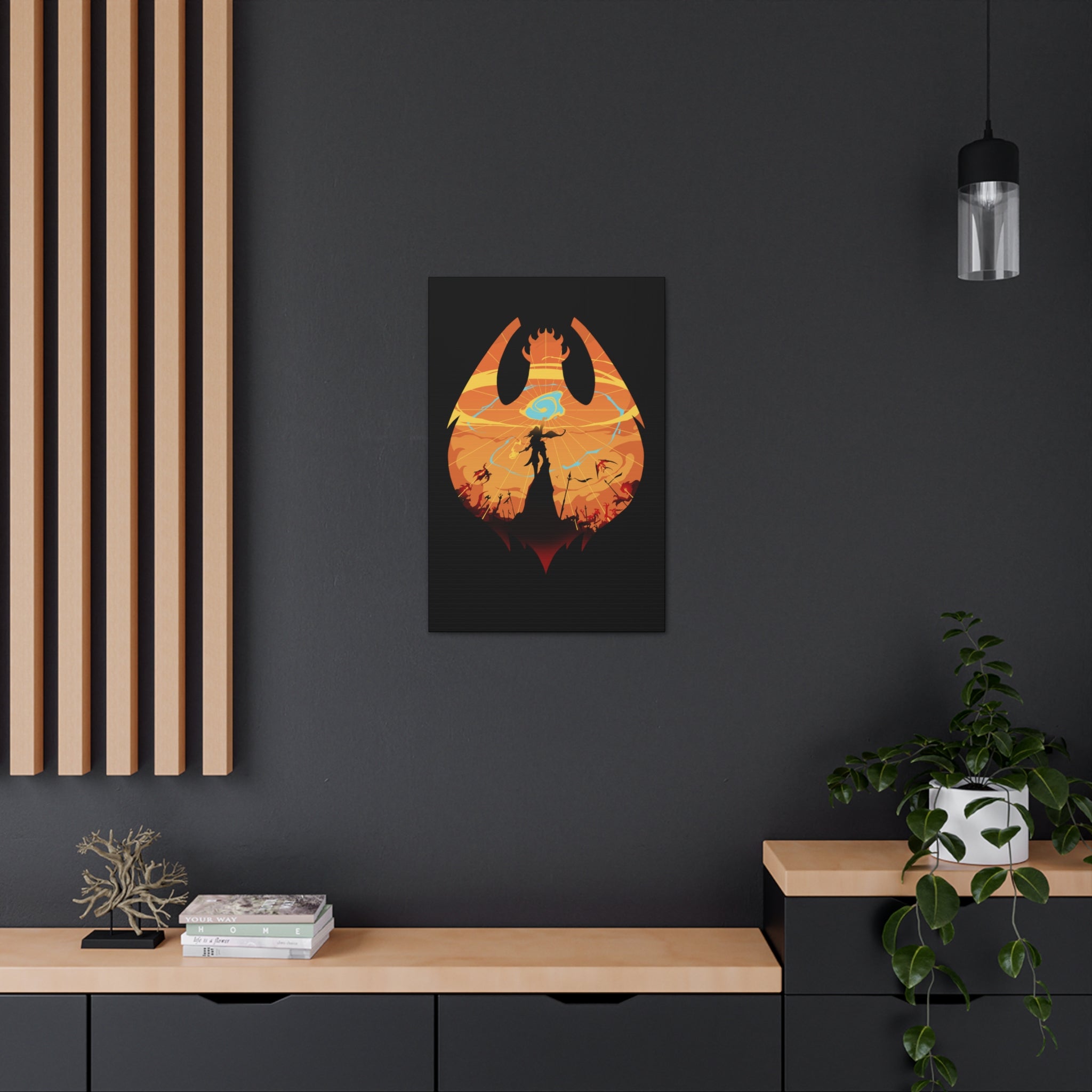 CLERIC CLASS SILHOUETTE CANVAS GALLERY WRAPS