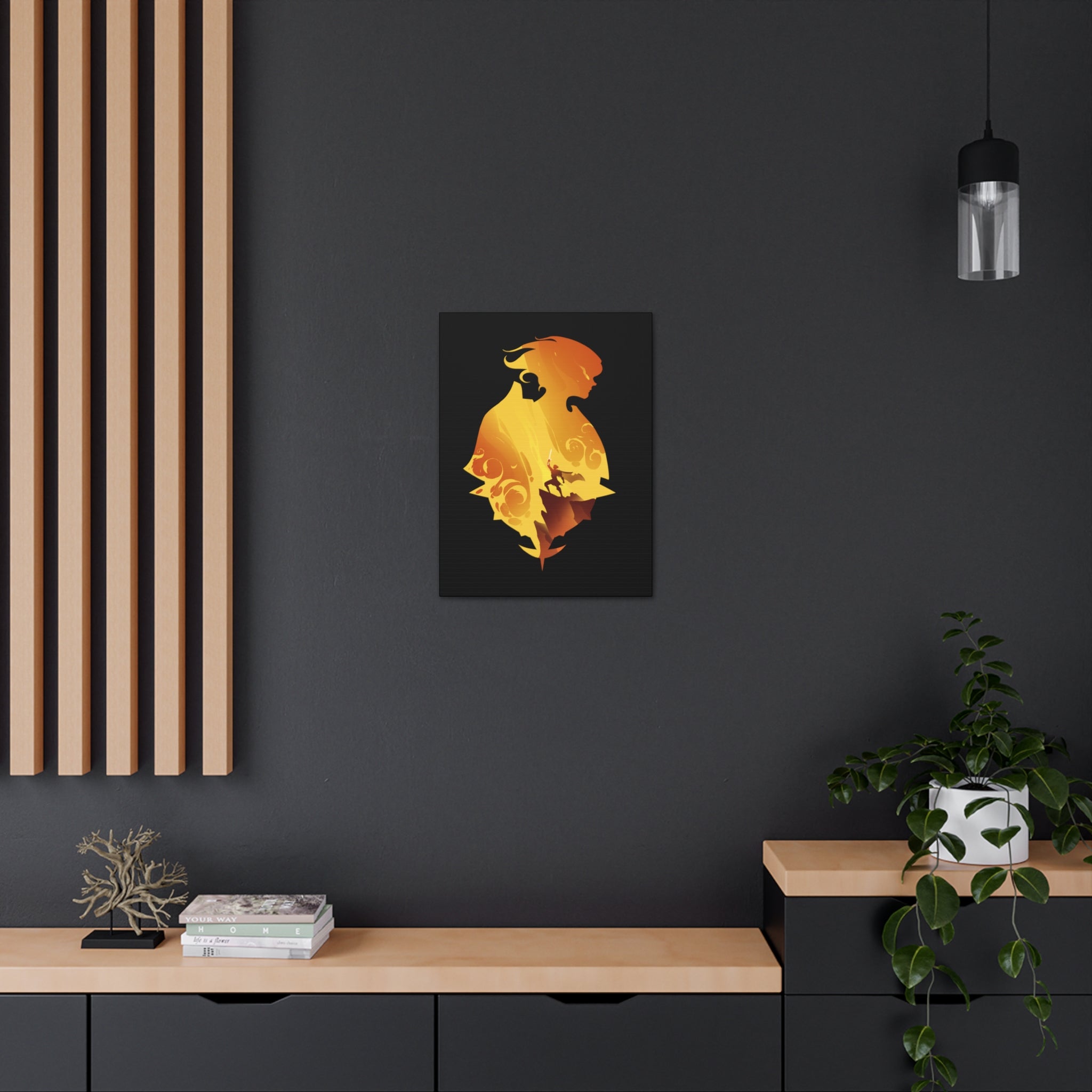PALADIN CLASS SILHOUETTE CANVAS GALLERY WRAPS