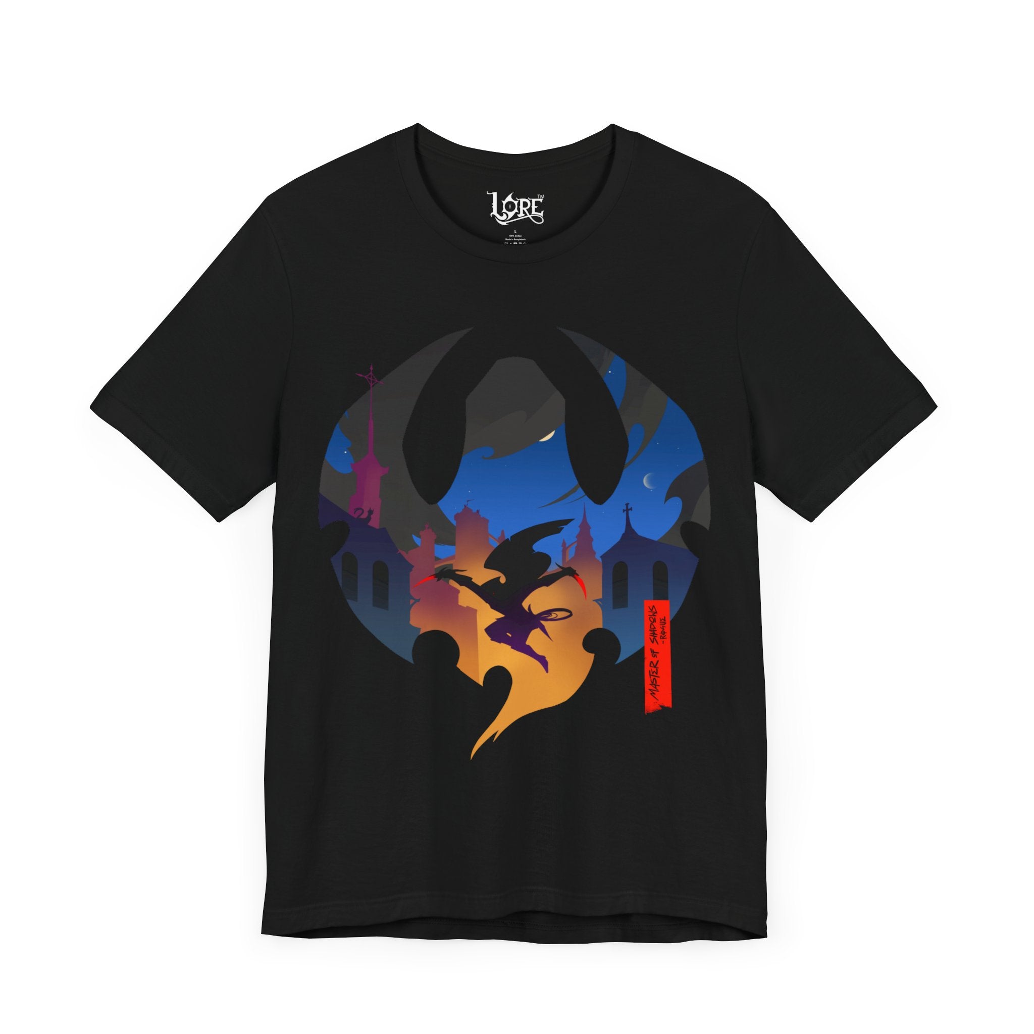 ROGUE CLASS SILHOUETTE T-SHIRT - RED BANNER EDITION