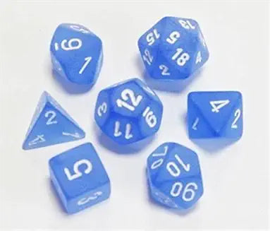 7-Die Set Frosted: Blue/White