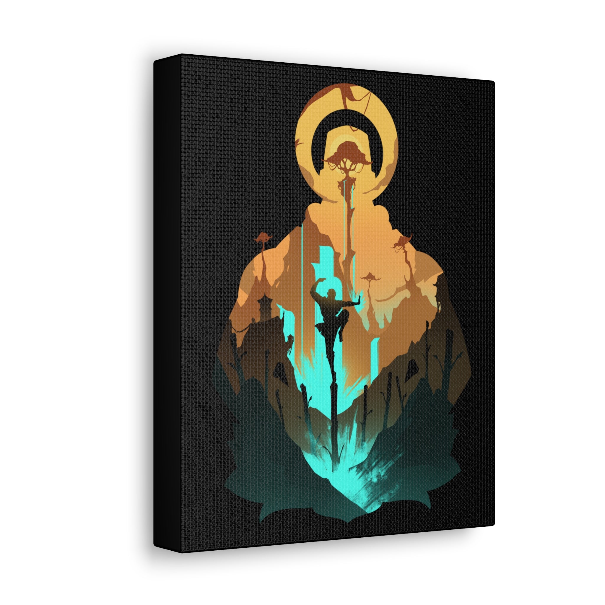 MONK CLASS SILHOUETTE CANVAS GALLERY WRAPS