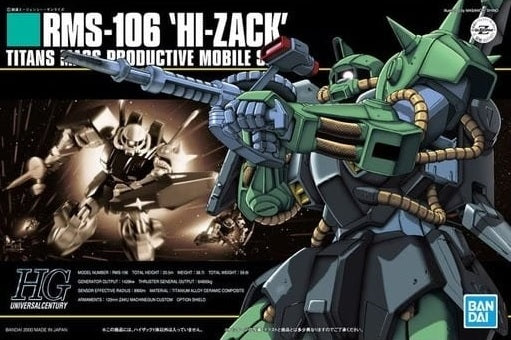 Gundam Model Kit: HGUC 1/144 - Hi-Zack