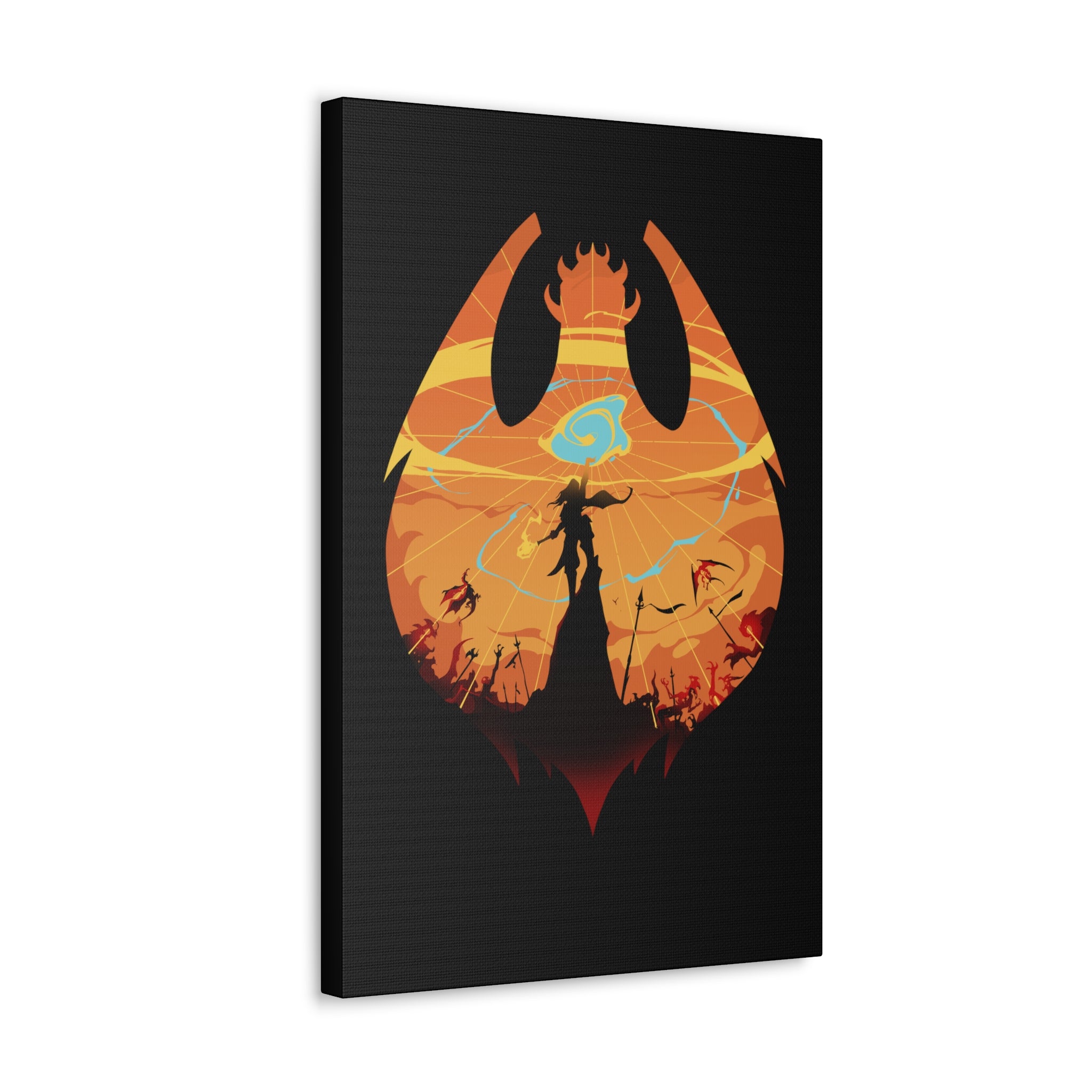 CLERIC CLASS SILHOUETTE CANVAS GALLERY WRAPS