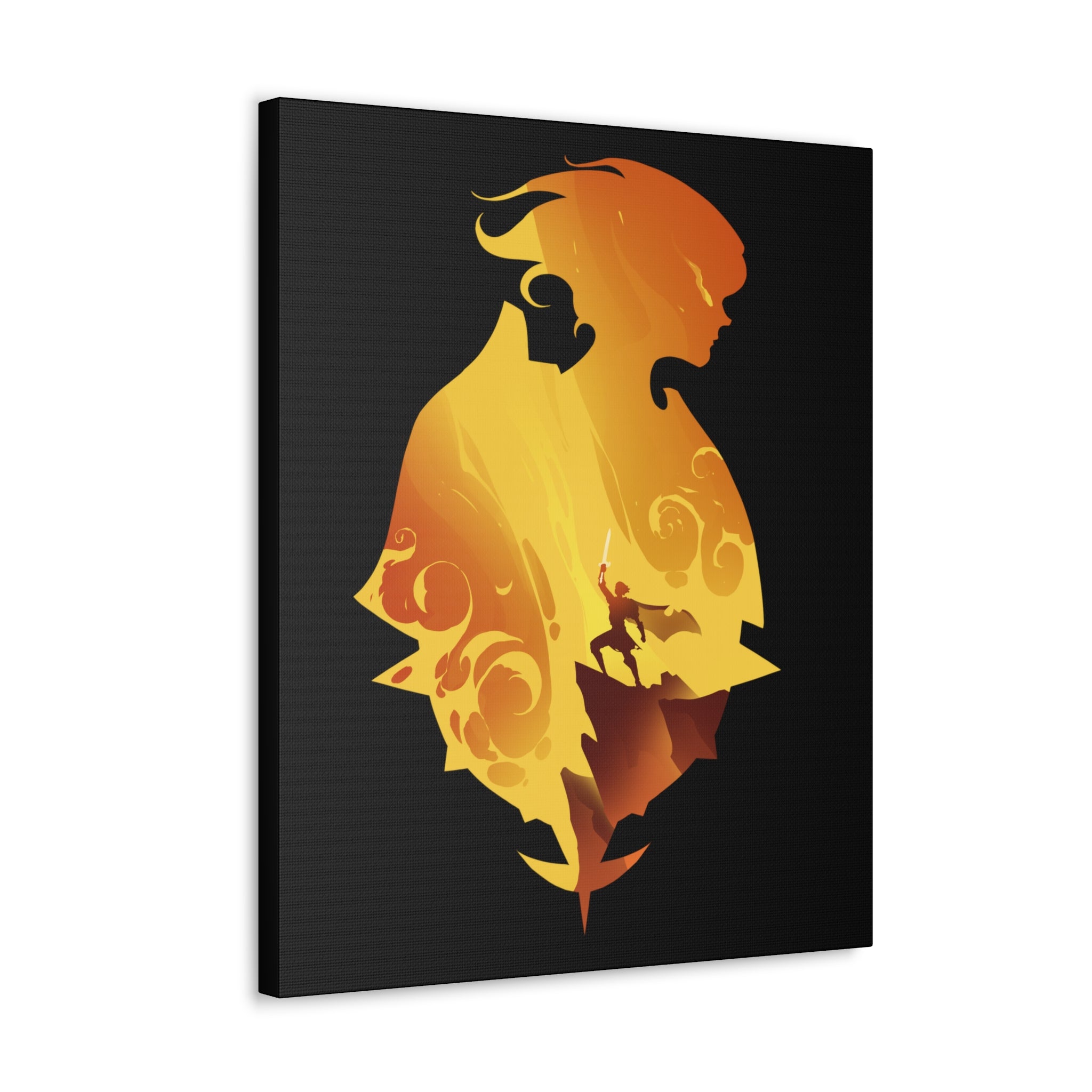 PALADIN CLASS SILHOUETTE CANVAS GALLERY WRAPS