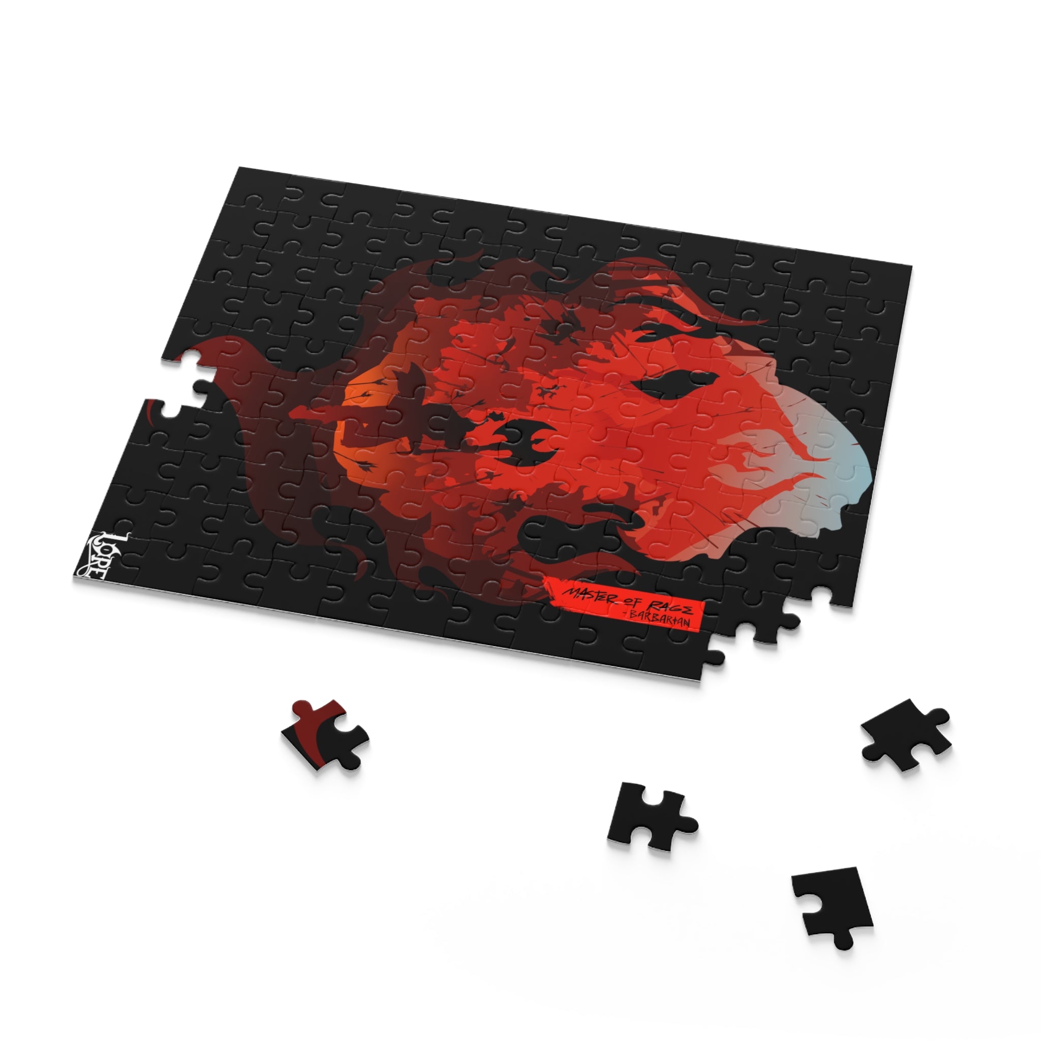BARBARIAN CLASS SILHOUETTE PUZZLE (120, 252, 500-PIECE)