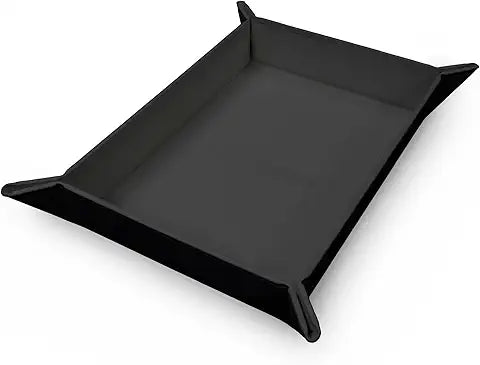 Dice Tray: Vivid Magnetic Foldable - Black