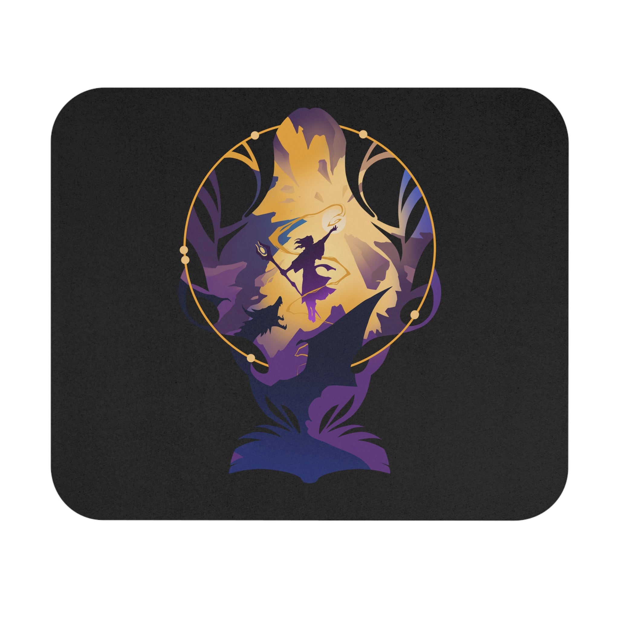 WIZARD CLASS SILHOUETTE RECTANGLER MOUSE PAD