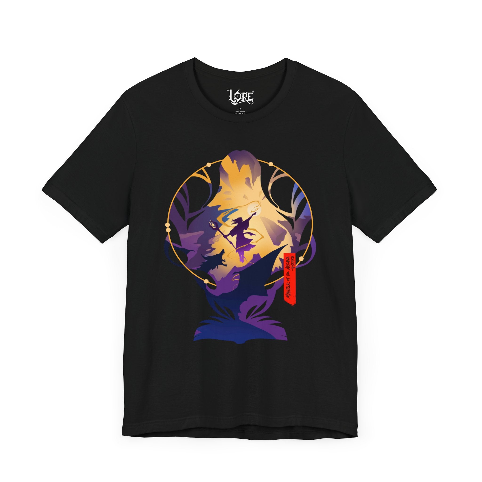 WIZARD CLASS SILHOUETTE T-SHIRT - RED BANNER EDITION