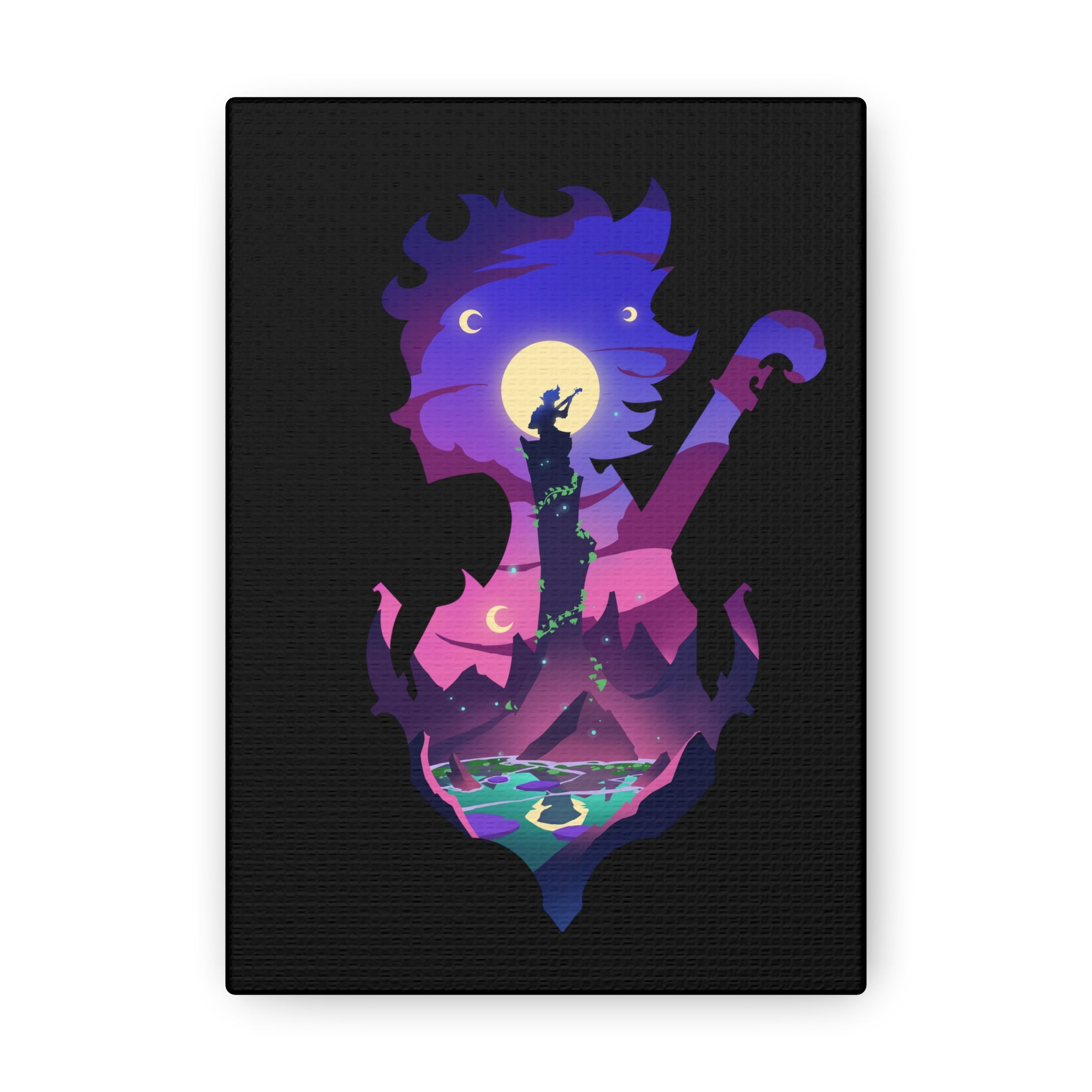 BARD CLASS SILHOUETTE CANVAS GALLERY WRAPS