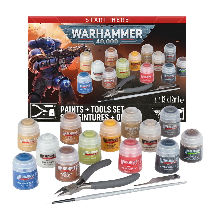 Warhammer Paints + Tools Set - Short Code: 60-12