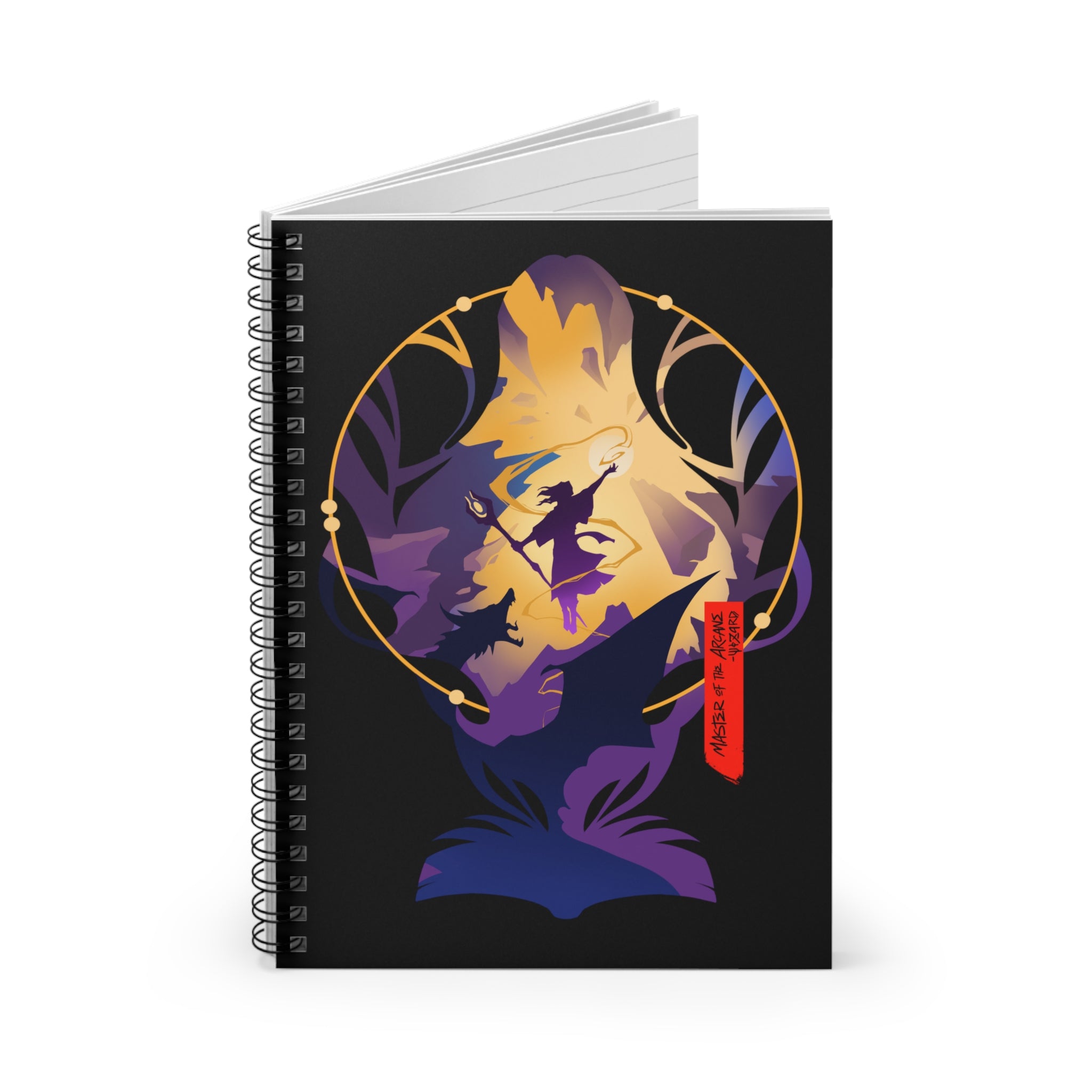 WIZARD CLASS SILHOUETTE CAMPAIGN JOURNAL SPIRAL NOTEBOOK