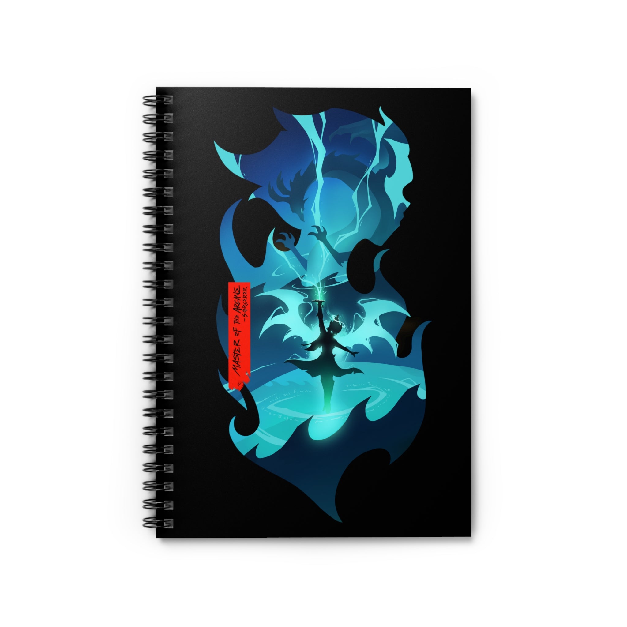 SORCERER CLASS SILHOUETTE CAMPAIGN JOURNAL SPIRAL NOTEBOOK