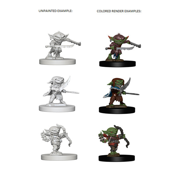 Pathfinder Battles Deep Cuts Miniatures: Unpainted Minis- Wave 1- Goblins