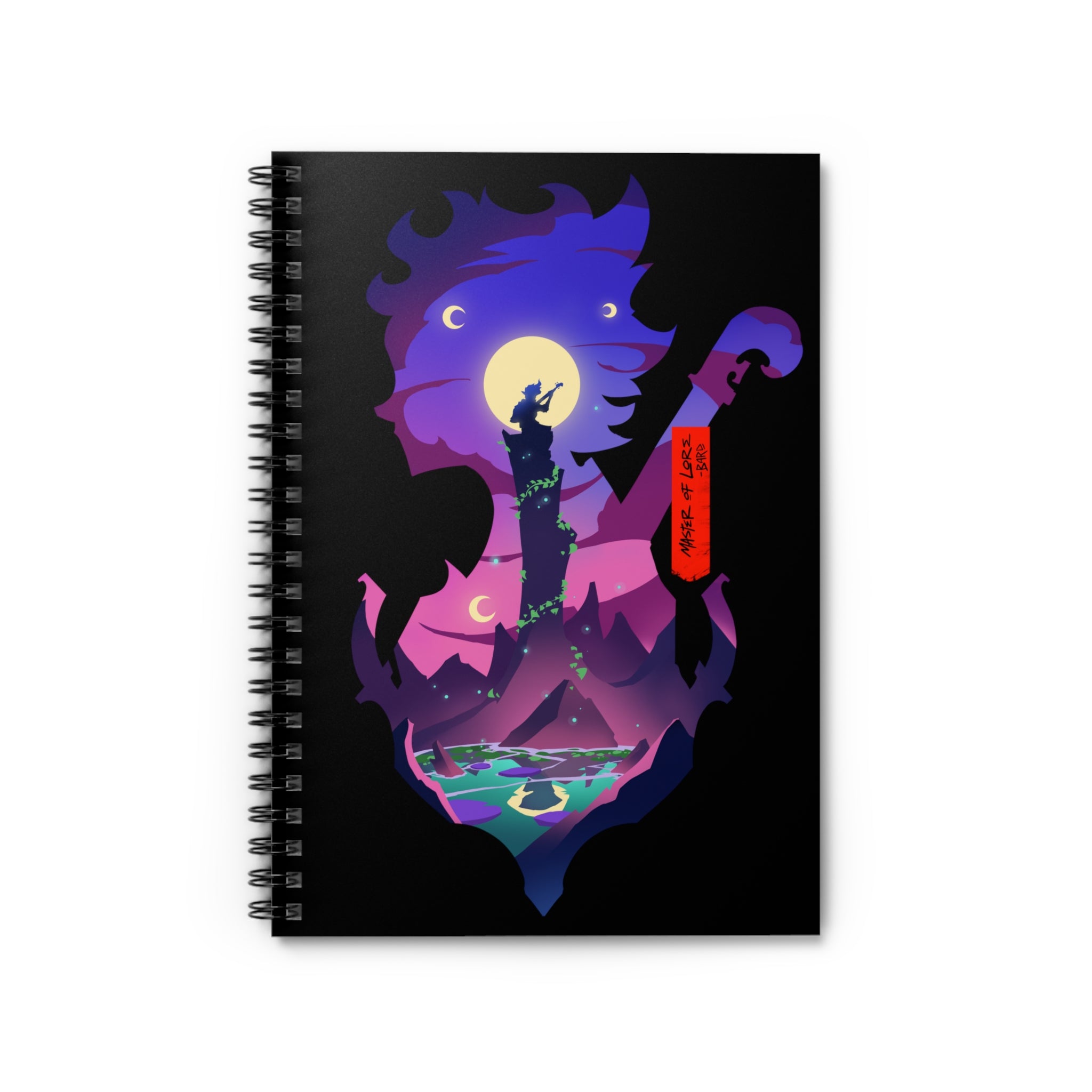 BARD CLASS SILHOUETTE CAMPAIGN JOURNAL SPIRAL NOTEBOOK