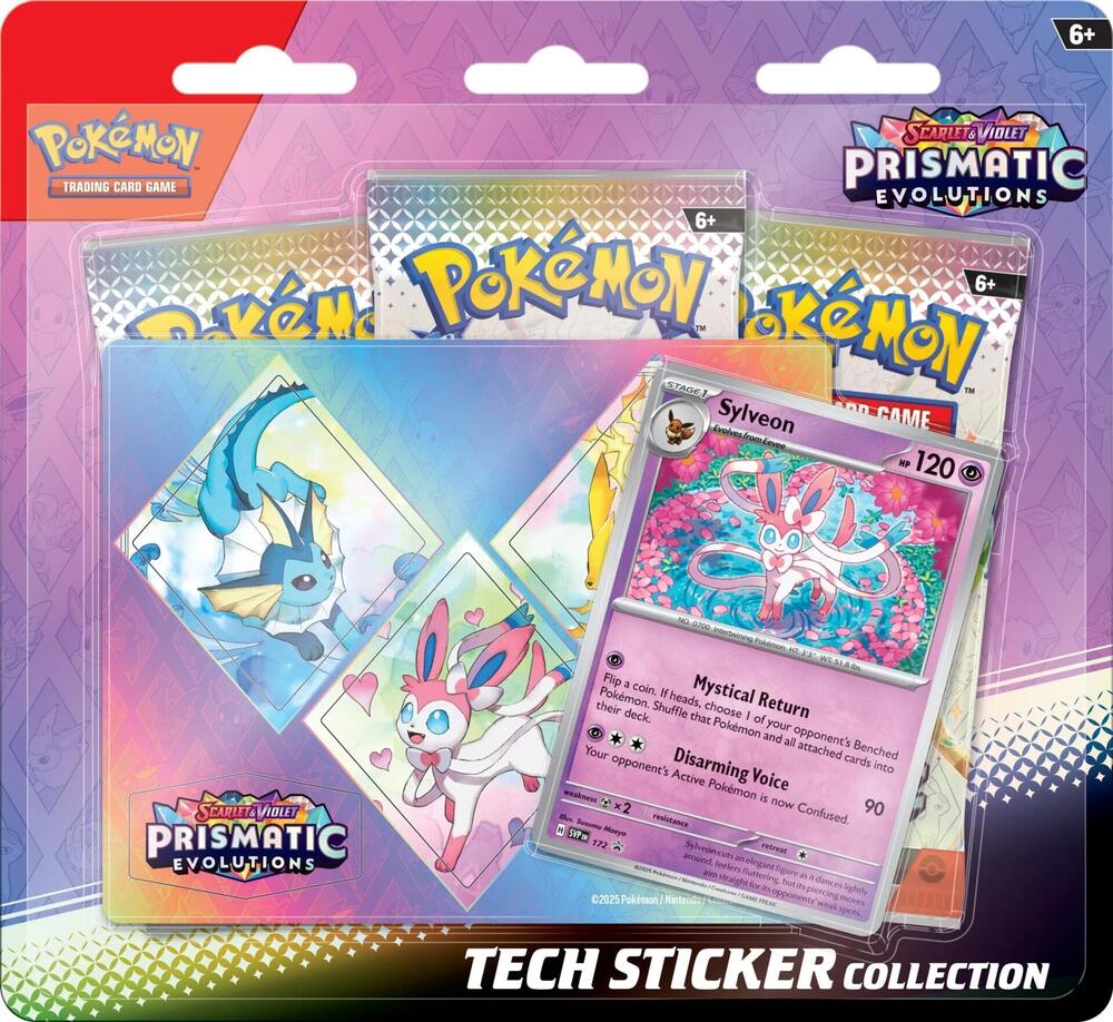 Pokemon: Prismatic Evolutions Tech Sticker Collection [Sylveon]