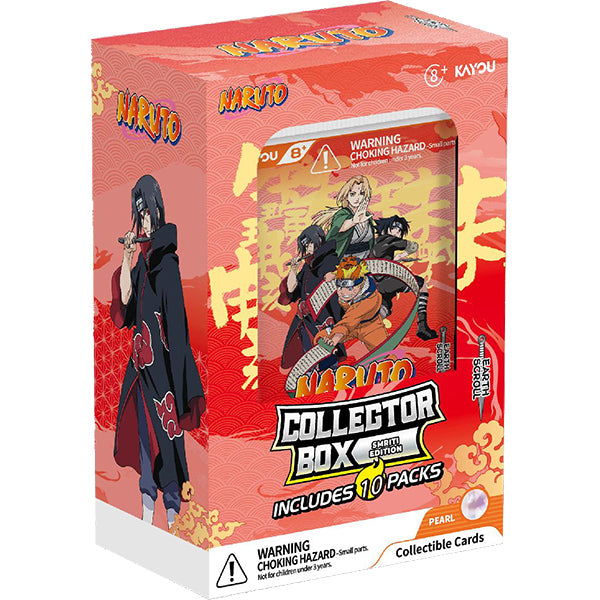 Naruto Collectible Cards: Earth Scroll 002 - [Portrait] Collector Box (10 packs)