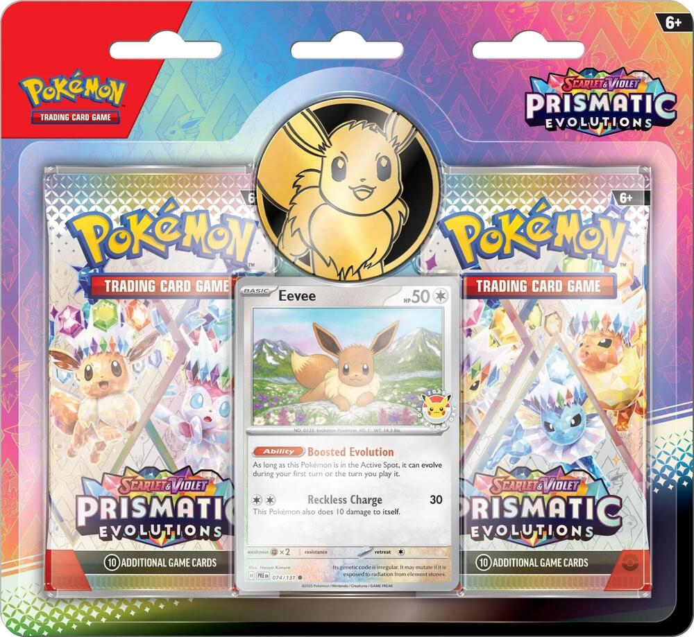 Pokemon: Prismatic Evolutions 2-Pack Blister (Eevee)