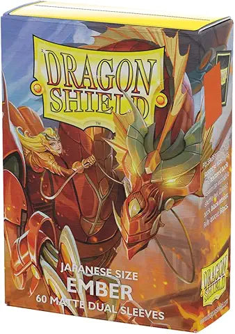 Dragon Shield Sleeves: Japanese DUAL - Matte Ember 'Alaria, Warrior Princess' (60 ct.)