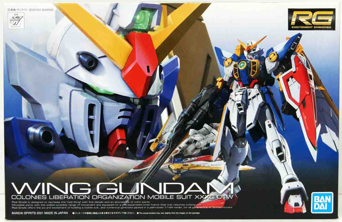 Gundam Model Kit: RG 1/144 Endless Waltz- XXXG-01W Wing Gundam EW Ver.