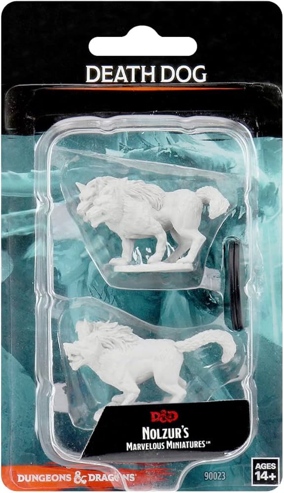 D&D Nolzur's Marvelous Miniatures: Unpainted Minis - Death Dog (Wave 11)