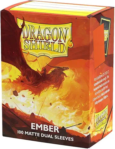 Dragon Shield Sleeves: Standard DUAL - Matte Ember 'Alaric, Revolution Kindler' (100 ct.)