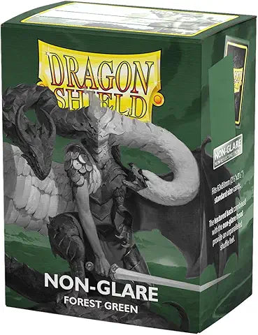 Dragon Shield Sleeves: Standard - Matte Non-Glare Forest Green (100 ct.)
