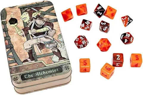 RPG Class Dice: Alchemist Set Tin (14 Dice)