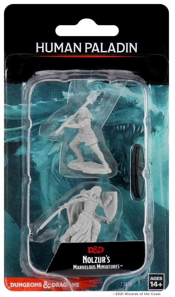 D&D Nolzur's Marvelous Miniatures: Unpainted Minis - Female Human Paladin (Wave 10)