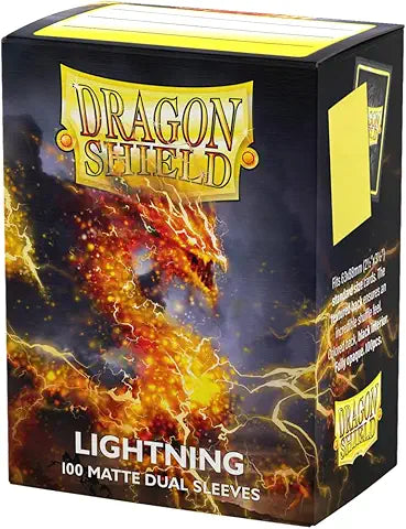 Dragon Shield Sleeves: Standard DUAL - Matte Lightning 'Ailia' (100 ct.)