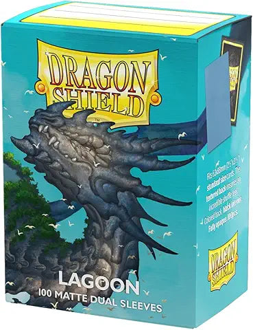 Dragon Shield Sleeves: Standard DUAL - Matte Lagoon 'Saras' (100 ct.)