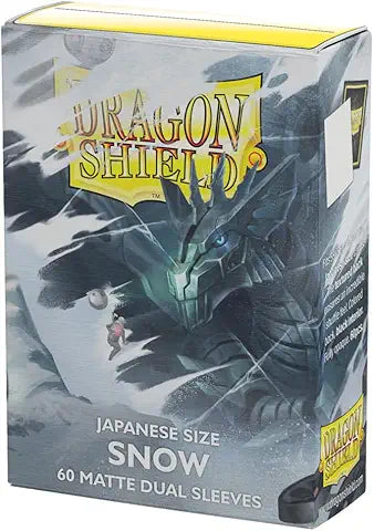 Dragon Shield Sleeves: Japanese DUAL - Matte Snow 'Nirin' (60 ct.)