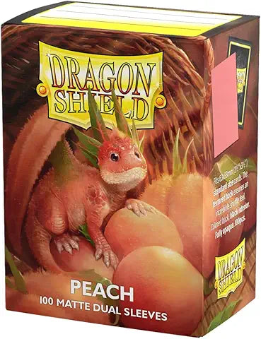 Dragon Shield Sleeves: Standard DUAL - Matte Peach 'Piip' (100 ct.)