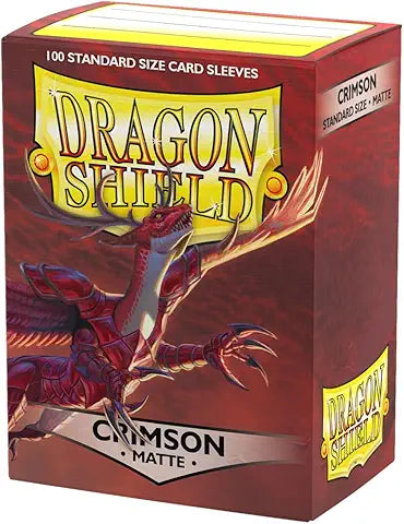 Dragon Shield Sleeves: Standard - Matte Crimson (100 ct.)