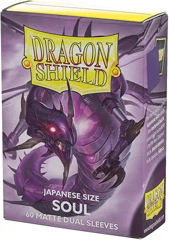 Dragon Shield Sleeves: Japanese DUAL - Matte Purple/Soul (60 ct.)