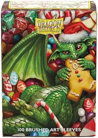 Dragon Shield Sleeves: Standard - Brushed 'Christmas 2024' Art, Limited Edition (100 ct.)