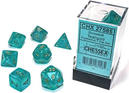 7-Die Set Borealis Luminary: Teal/Gold
