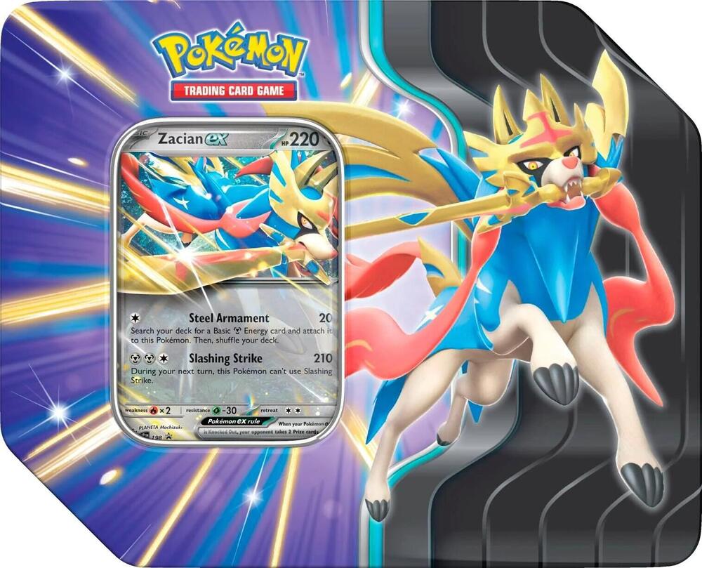 Pokemon Slashing Legends Tin [Zacian]