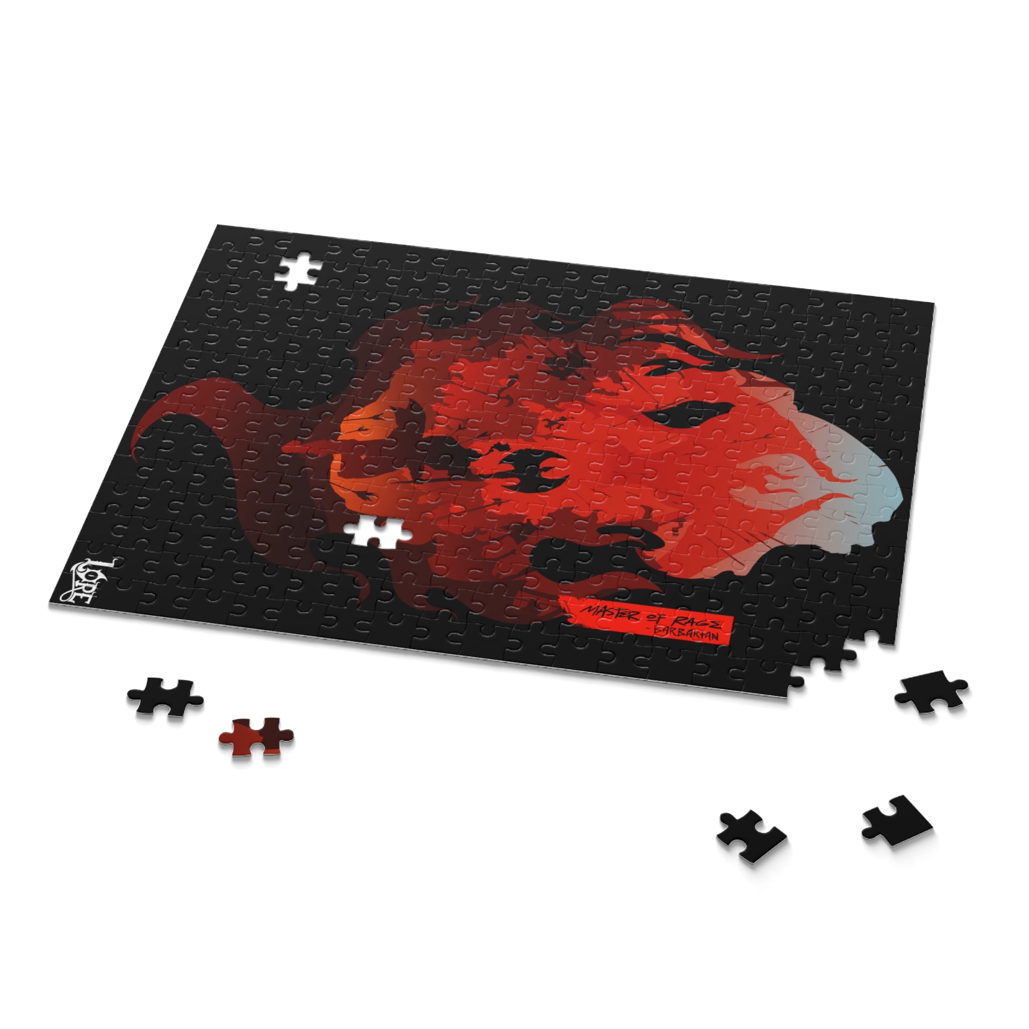 BARBARIAN CLASS SILHOUETTE PUZZLE (120, 252, 500-PIECE)