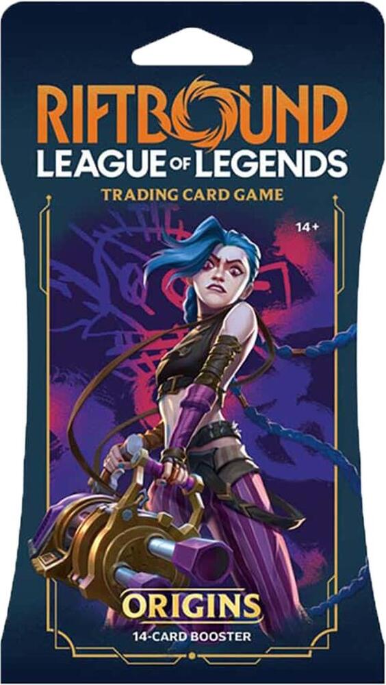 Riftbound: League of Legends Trading Card Game | Origins 14-Card Sleeved Booster Pack