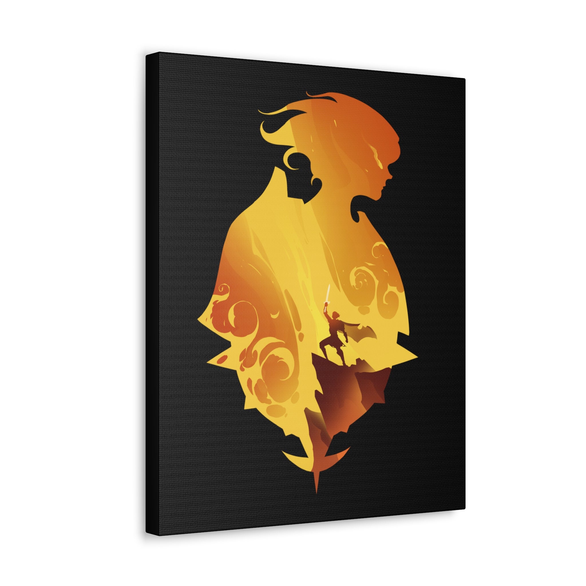 PALADIN CLASS SILHOUETTE CANVAS GALLERY WRAPS