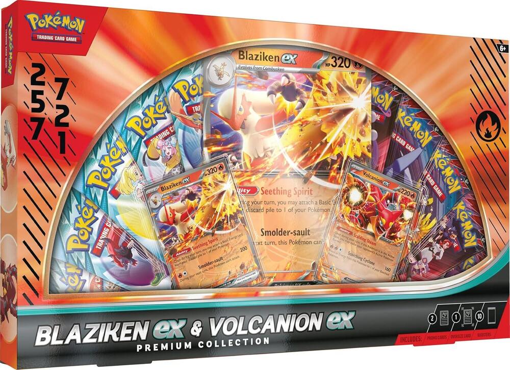 Pokemon: Blaziken ex & Volcanion ex Premium Collection