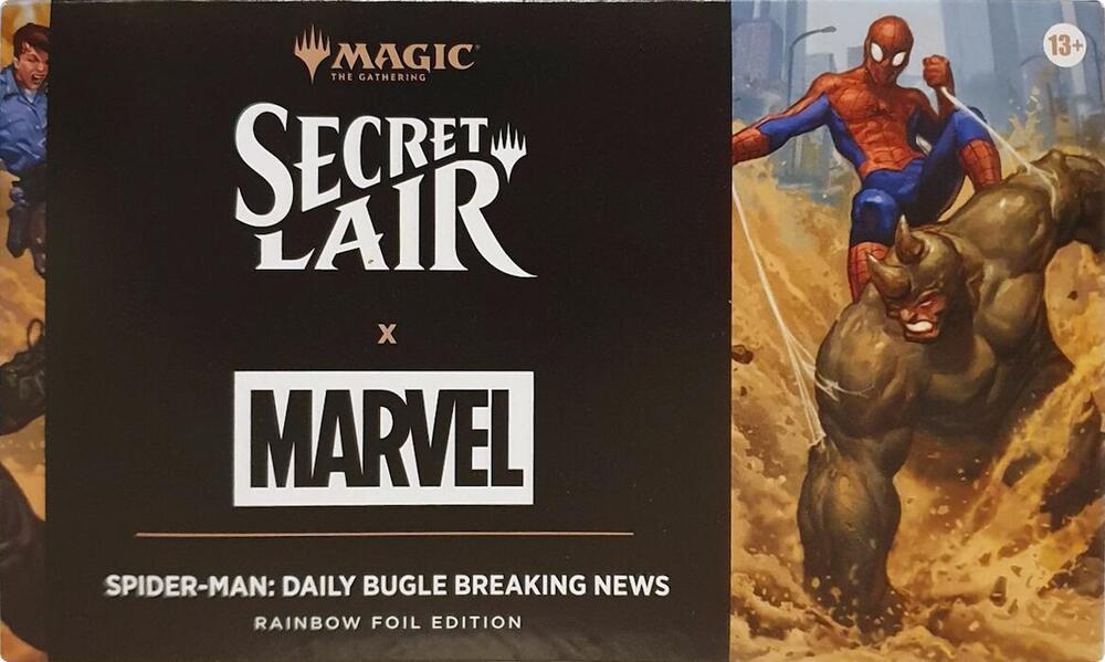 Magic the Gathering: Secret Lair x Marvel - Spider-Man: Daily Bugle Breaking News [Rainbow Foil Edition]