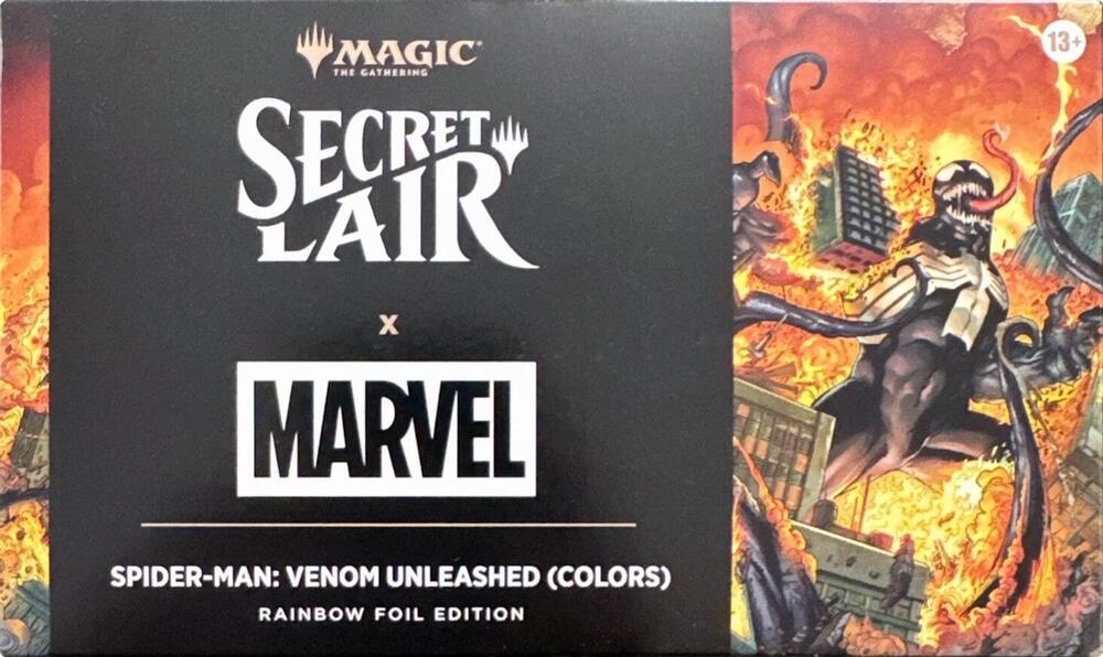 Magic the Gathering: Secret Lair x Marvel - Spider-Man: Venom Unleashed (Colors) [Rainbow Foil Edition]