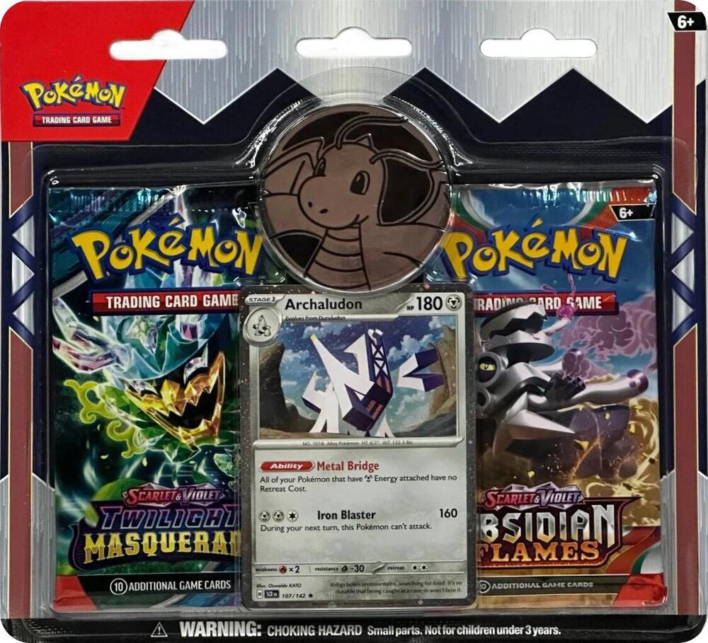 Pokemon: 2-Pack Blister [Archaludon] - Obsidian Flames & Twilight Masquerade