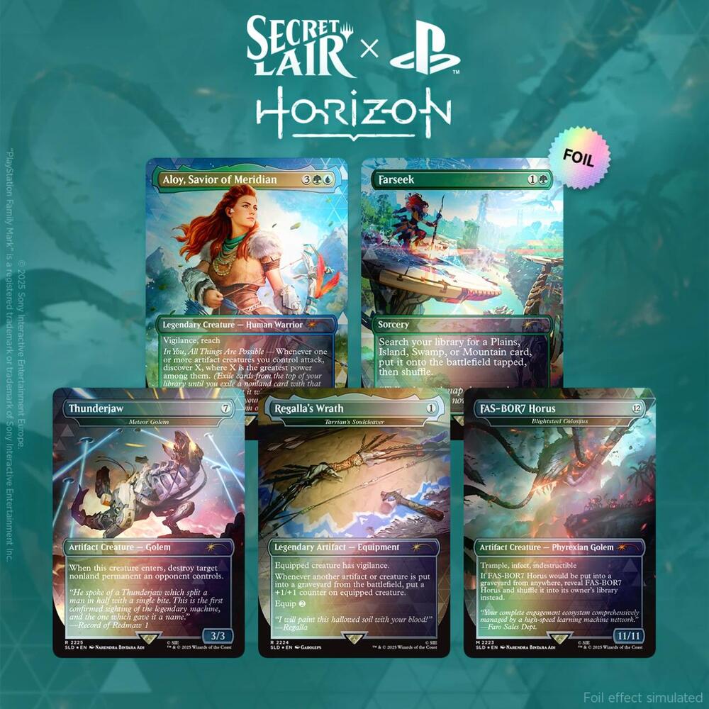 Magic the Gathering: Secret Lair x Horizon [Rainbow Foil Edition]